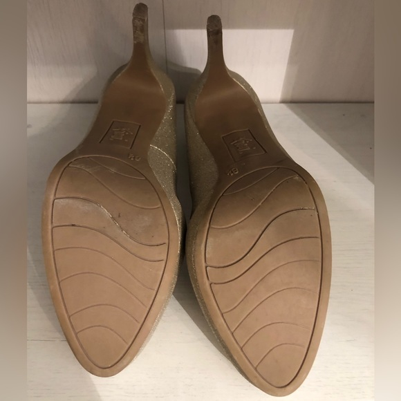 Sparkly Gold Heels - Picture 2 of 4